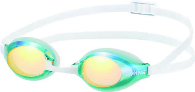 AQUALIGHTNING Goggles Mirror/Green Orange